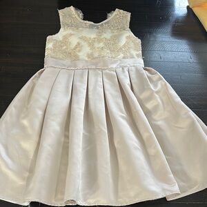 Elegant Cream Kids Dress